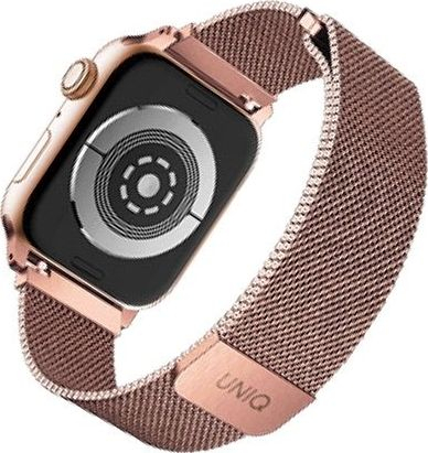 Rrip ore UNIQ Dante për Apple Watch Series 4 40mm, çelik inox, rozë gold