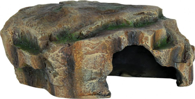 Dekorim për akuarium Trixie, 16 x 7 x 11 cm, i hirtë/i gjelbër