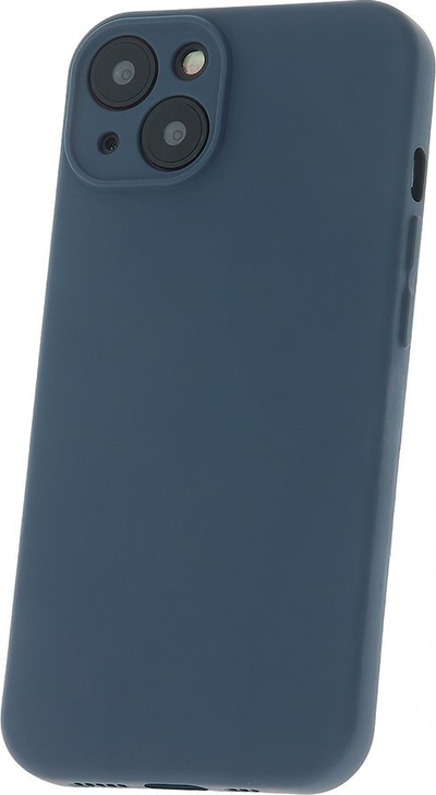 Mbulesë silikoni për telefon Xiaomi Redmi 14C 4G, mat, blu e errët