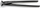 Pincë betoni Knipex 99 10 250, 250 mm, high leverage, e zezë