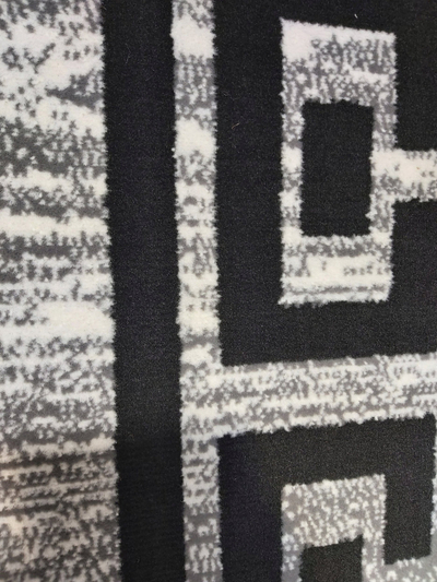 Tapet Soho Rug 04, 160 x 220 cm, me motiv grek, gri