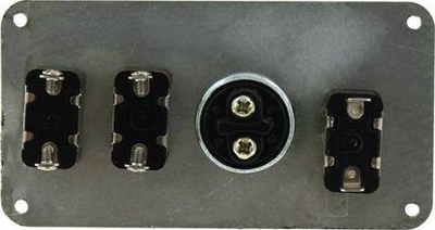 Panel ndezje motori MTuning_F Engine Starter Type 4, ndezje me buton, çelës aircraft, i zi