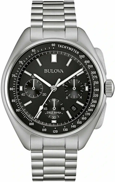 Orë për meshkuj Bulova Lunar Pilot 96B258, e argjendtë