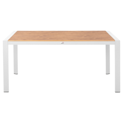 Tavolinë kopshti Goya HM6059.01, alumini, 160x80x75 cm, e bardhë