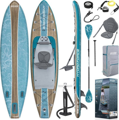 Dërrasë SUP edhe kajak Hydro Force Freesoul Elite, 335x84x15 cm, shumëpërdorimshme, me shumë ngjyra