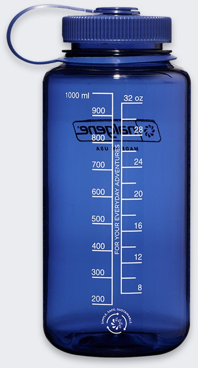 Shishe uji Nalgene Sustain, 32oz, gojë e gjerë, denim