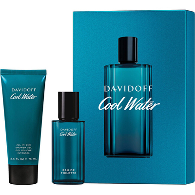 Сет гел за туширање и Eau de Toilette Davidoff Cool Water Man, 40 + 75 мл
