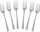 Set pirunësh ëmbëlsirash KingHoff KH-1442, 6 copë, çelik inox, argjendtë