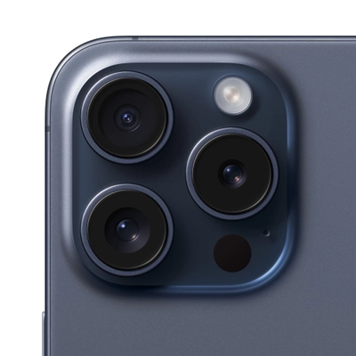 Apple iPhone 15 Pro, 128GB, Blue Titanium