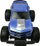 Makina me telekomandë Malipen Off Road, shkallë 1:24, frekuencë 2.4 GHz, blu