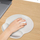 Mousepad Strado Home, ergonomik, me xhel dhe mbajtëse për kyçin e dorës, i zi
