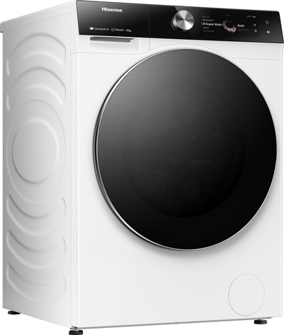 Lavatriçe Hisense WF7S1247BW, 12 kg, 1400 xhiro, klasa A, e bardhë