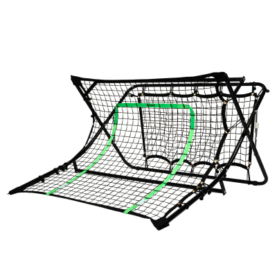 Rebounder futbolli VirtuFit Combi Bumper Kickback, 113 x 106 x 61 cm, jeshil