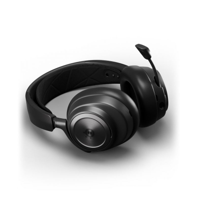 Kufje gaming SteelSeries Arctis Nova Pro Wireless, Bluetooth, me anulim zhurme, të zeza