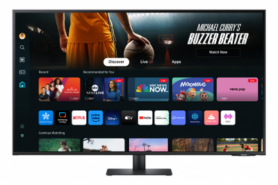 Monitor Samsung M70D, 43", 4K Ultra HD, i zi