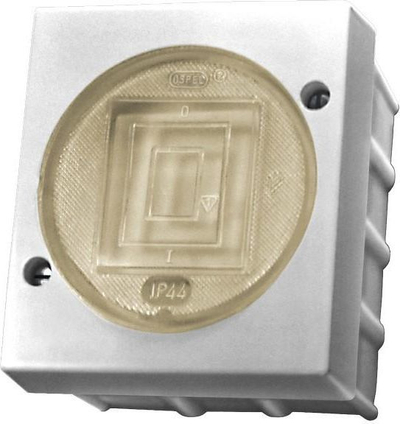 Ndërprerës hermetik Ospel Lambda, 6A, 250 V, 1320 W, IP-44, i bardhë