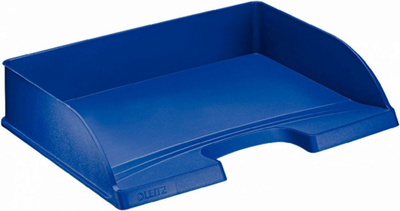 Тава за документи Leitz Plus 52180035, странично отворање, формат поголем од A4, сина