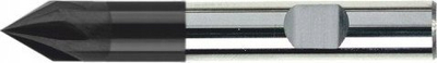 Fazetues metalik Fanar Countersink, 10mm 60°, VHM TIALN, gri