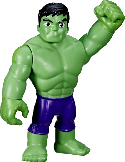 Figurë aksion Hasbro Marvel Spidey and His Amazing Friends Hulk, 23 cm, plastike, jeshile