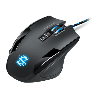 Гејминг глушец Sharkoon Skiller SGM1, 10800 DPI, со кабел, црн