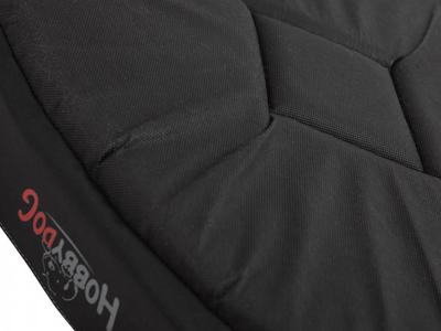 Krevati për qen Hobbydog R10 Foam Bed, me material eco linen, ngjyrë e zezë