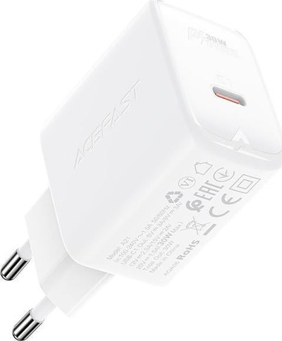Karikues muri ACEFAST A21, 30W, USB C PD3.0, i bardhë