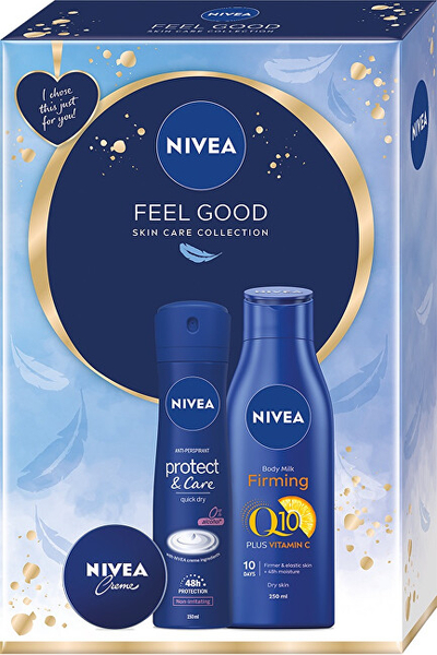 Set trupi Nivea Feel Good kNI527 Deodorant 150 ml + Krem 30 ml + Qumësht trupi 250 ml