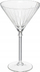 Set gotash koktejli pa markë Ribbed, 4 copë, 25 cl, transparente