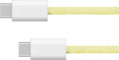 Kabllo USB C Kruger&amp;Matz Basic, USB C në USB C, 60 W, 1 m, e verdhë