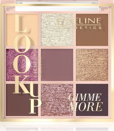 Paletë hijesh sysh Eveline Cosmetics Look Up Gimme More, 10.8g, shumëngjyrëshe