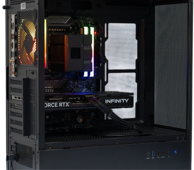 Kompjuter gaming Game X G100, Core i5-13400F, 32GB RAM, Radeon RX 6600, 1TB SSD, ngjyrë e zezë