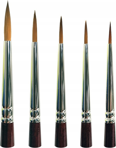 Furçë pikture Rebel Synthetic Kolinsky Layer 1, fijet sintetike, majë e hollë dhe e saktë