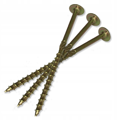 Vidhë strukturore për dru TBS 8x220mm, Torx TX40, çelik i zinkuar i verdhë, 50 copë