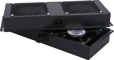 Njesi ftohjeje Extralink 4 Way Fan Unit EX.8673, 4 ventilatorë, kabllo 2 m me prizë EU, e zezë