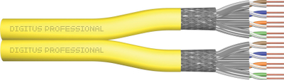 Kabllo rrjeti Digitus CAT 7A S FTP, 100 m, duplex