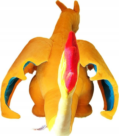 Lodër pelushi Pokémon Charizard, 30 cm, zyrtare, portokalli