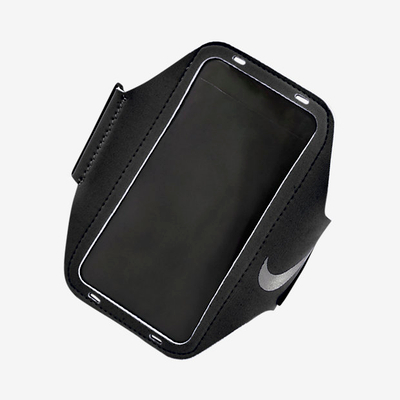 Држач за рака Nike Lean Arm Band, за трчање, црно сребрена