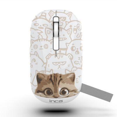 Mouse wireless Inca IWM-242K, 1600 DPI, Bluetooth, shumëngjyrësh