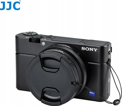 Set adapter filtrash JJC për Sony RX100 II III IV V, 52mm, me kapak lenteje, i zi
