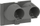 Aksesor për kuti montimi LK Fuga Z Spout 2x16 mm, për tuba Ø16 mm