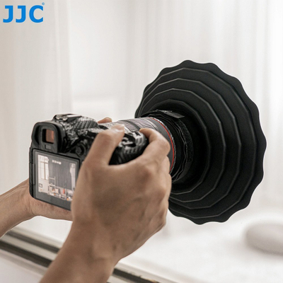 Hood objektivi JJC LH-ARLII, për lente 73-88 mm, i zi