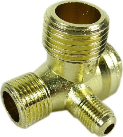 Valvul kontrolli për kompresor ajri, metalike, 1/4" 3/8" 1/2", ngjyrë ari