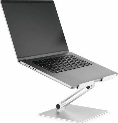 Mbajtëse laptopi Durable 505023, universale 10–17\", alumini, ngjyrë argjendi