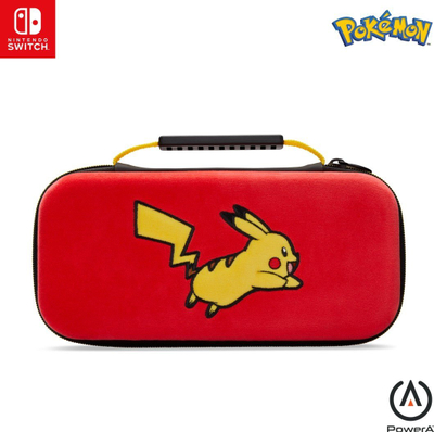 Rast mbrojtës PowerA Pikachu Jump për Nintendo Switch, Switch OLED dhe Switch Lite, i verdhë