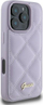 Kapak telefoni Guess Quilted Metal Logo për iPhone 16 Pro Max 6.9", lejla e çelët
