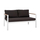 Sofa alumini e bardhë (HM5523.01), bardhë