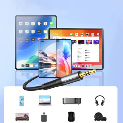 Kabllo audio Orico AXF-30, 3.5 mm mashkull në femër, 3 m, i zi