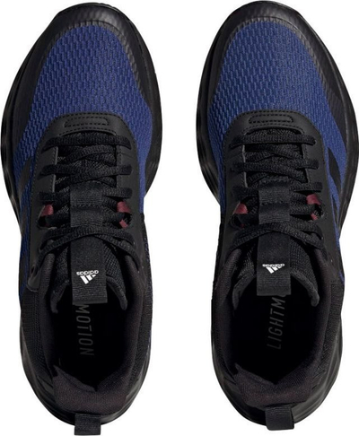 Atlete basketbolli Adidas OwnTheGame 2.0 Lightmotion HP7891, me qafë t’mesme, për meshkuj, të zeza me blu