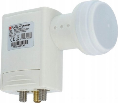 LNB сателитски Opticum Robust SCR 24UB 2Legacy, Unicable II 24 корисници, 4K, бел
