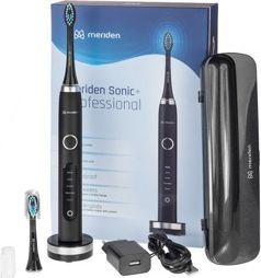 Електрична четка за заби Meriden Sonic+ Professional MS 589B, 5 начини на чистење, долготрајна батерија, црна